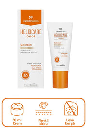 Heliocare Color Gelcream Brown Renkli Güneş Kremi Spf 50 50 ml