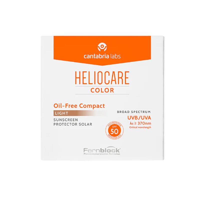 Compac Oil Colour Heliocare Color SPF 50 Yağsız Kompakt Krem Açık Renk - 10 gr ...