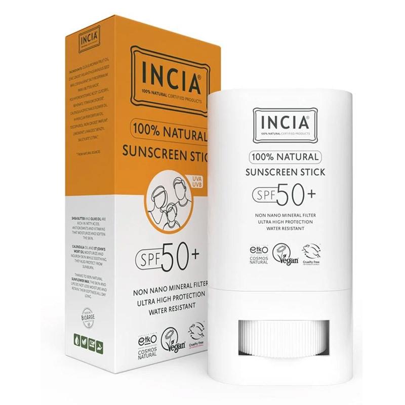 INCIA %100 Doğal Güneş Koruyucu Stick Spf 50 15 gr