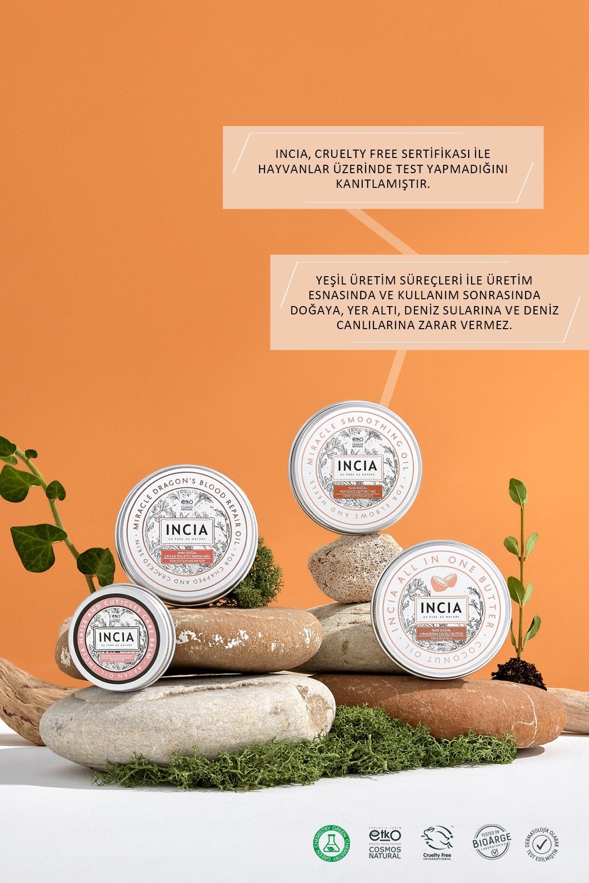 Incia Butter Doğal Pürüzsüzleştirici Yağ 50 ml