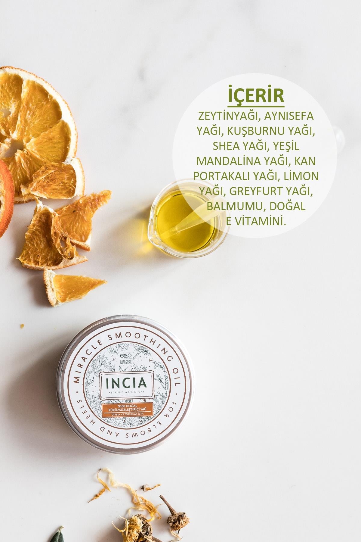 Incia Butter Doğal Pürüzsüzleştirici Yağ 50 ml
