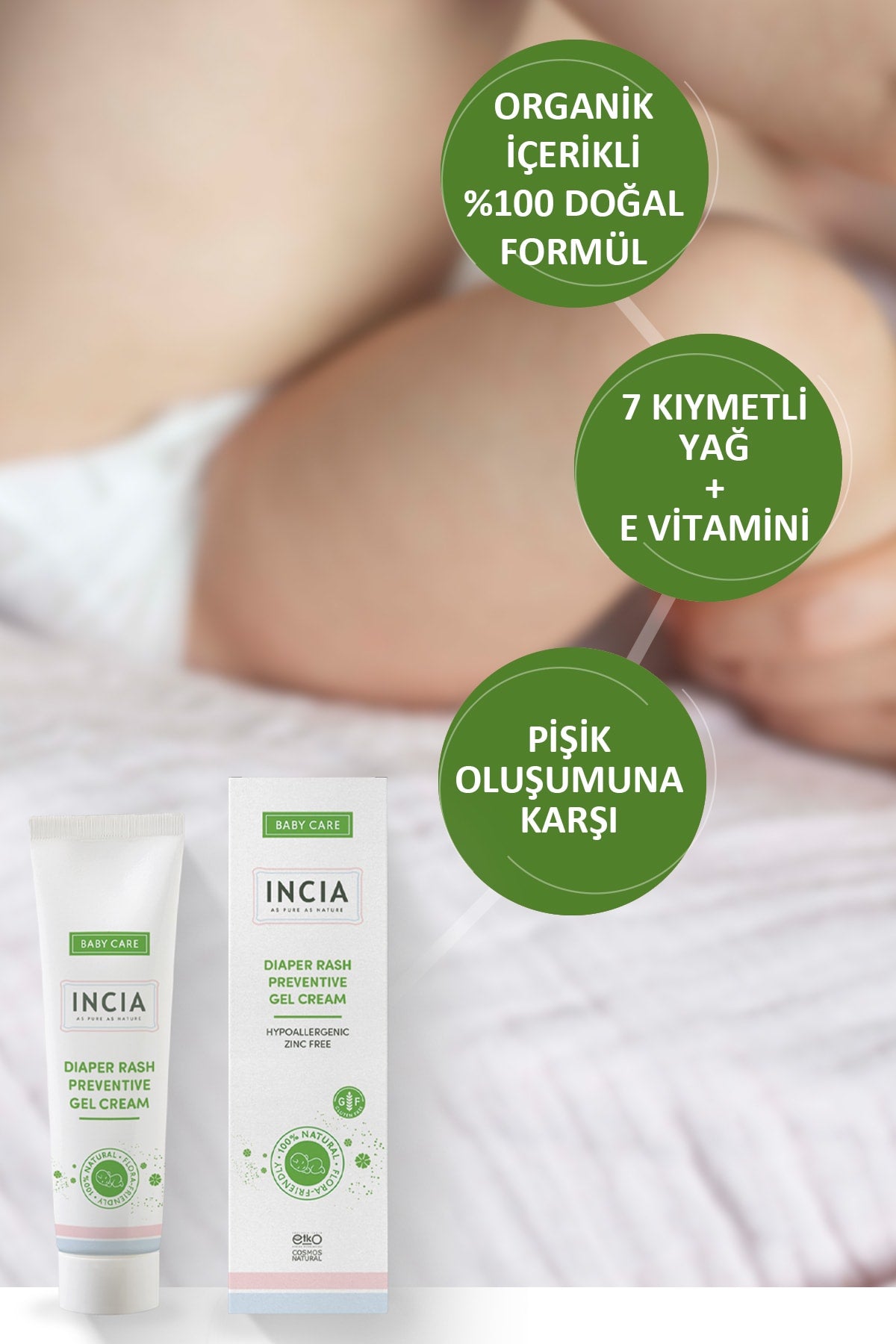 INCIA Pısık Onleyıcı Krem 60 ml