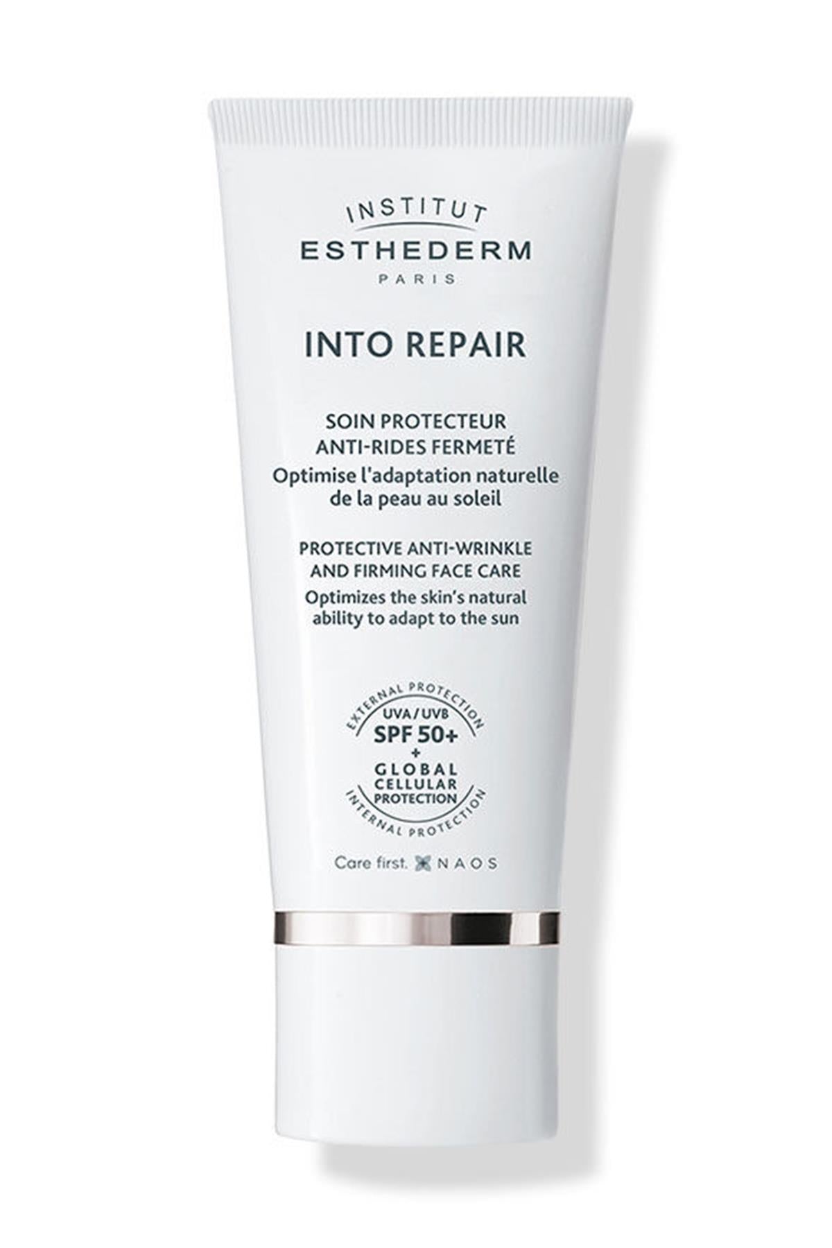 Institut Esthederm Into Repair Çok Hassas Ciltler için Yüksek Korumalı Güneş Kremi 50 ml