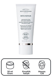 Institut Esthederm Into Repair Çok Hassas Ciltler için Yüksek Korumalı Güneş Kremi 50 ml