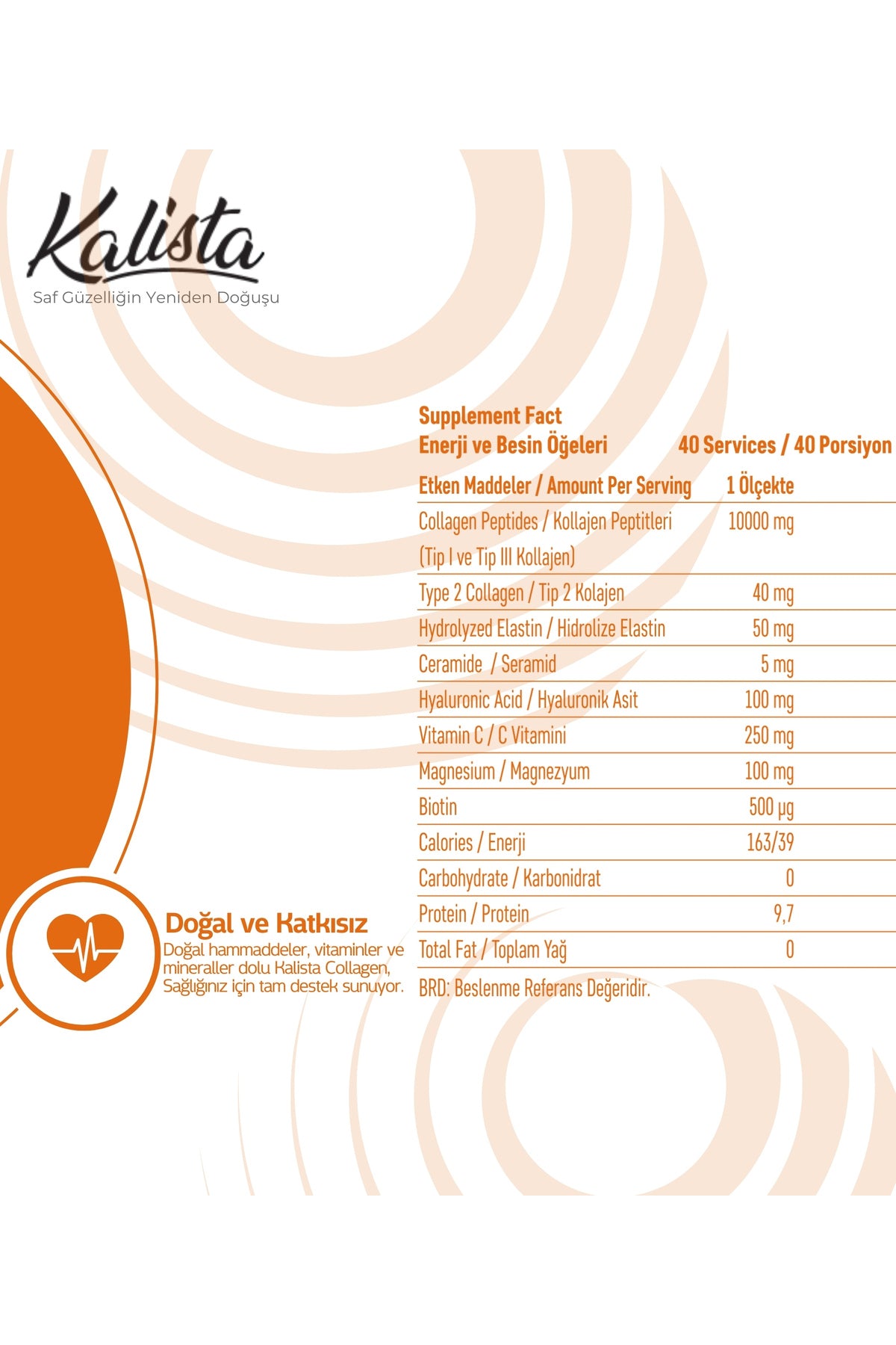 Kalista Collagen Magnesium Powder 450 gr