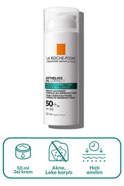 La Roche Posay Anthelios Oil Correct Yağlı ve Düzensiz Ciltler için Yüz Güneş Kremi 50 ml
