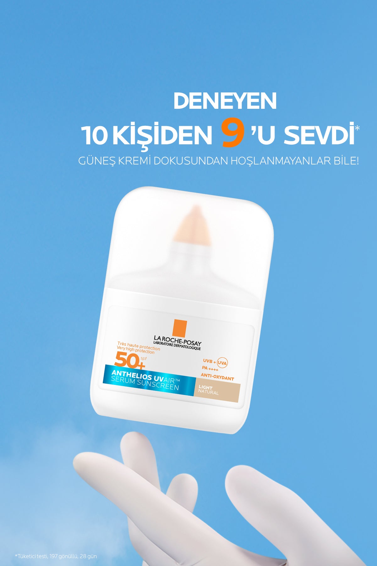 La Roche Posay Anthelios UV Air SPF50+ Ultra Güçlü Renkli Güneş Koruyucu Serum 50 ml