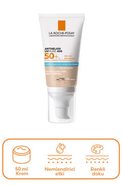 La Roche Posay Anthelios UVMune SPF50+ Nemlendirici Güneş Kremi 50 ml - Renkli