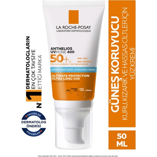 La Roche Posay Anthelios UVMune SPF50+ Nemlendirici Güneş Kremi 50 ml