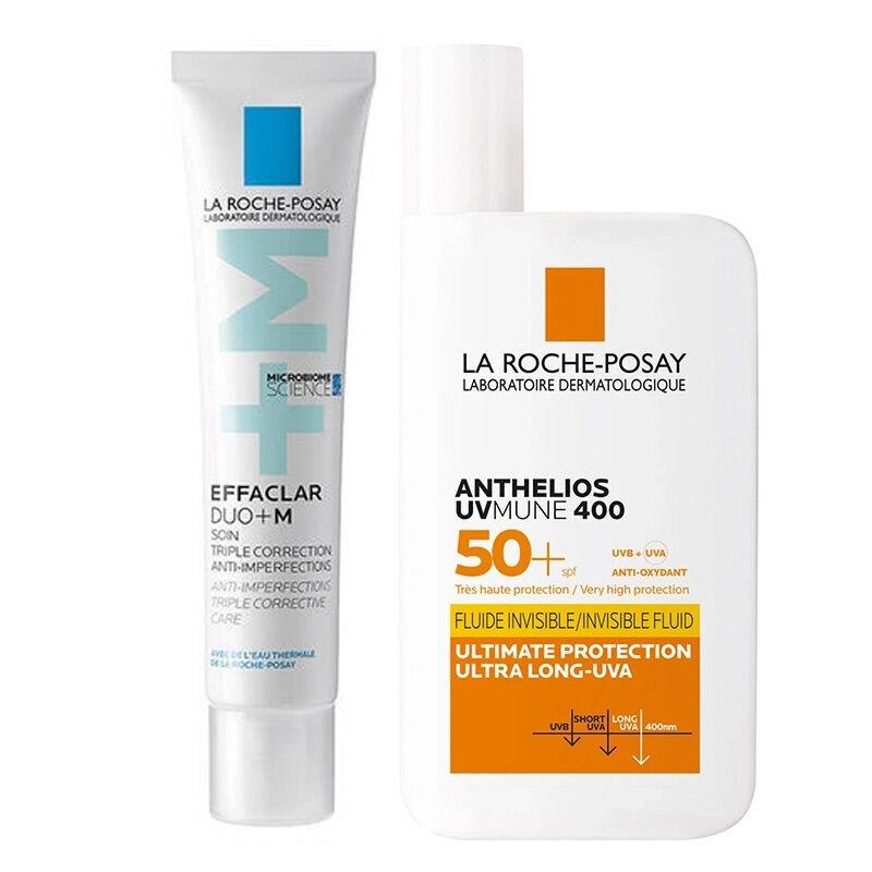 La Roche Posay Düzensiz Ciltler için Bakım ve Yüksek Güneş Koruma Seti