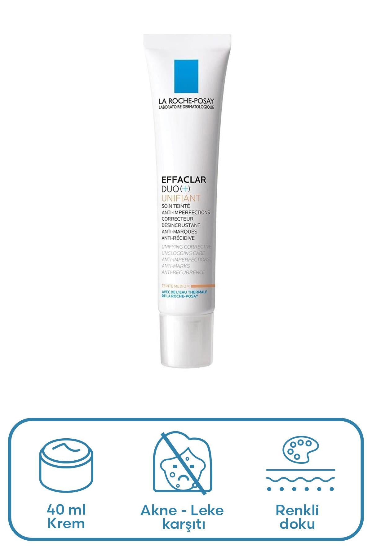 La Roche Posay Effaclar Duo + Unifiant Krem Medium 40 ml