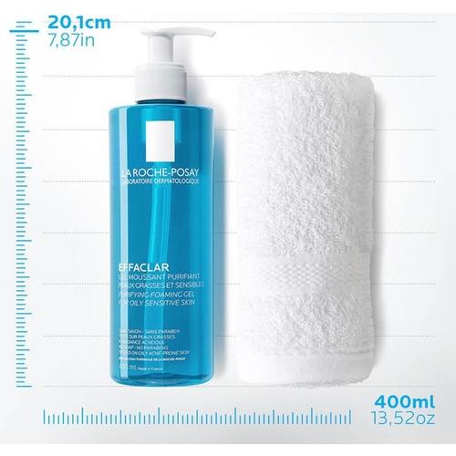 La Roche Posay Effaclar Jel Yağlı ve Akneye Eğilimli Ciltler İçin Yüz Temizleme Jeli 400 ml