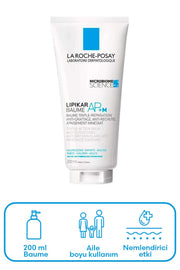 La Roche Posay Lipikar Baume Nemlendirici Balsam AP+M Kuru Ciltler İçin Bakım Kremi 200 ml