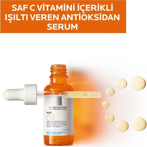 La Roche Posay Saf C Vitamini Işıltı Veren Antioksidan Serum 30 ml