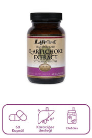 Lifetime Q-Artichoke Extract with Milk Thistle 60 Kapsül
