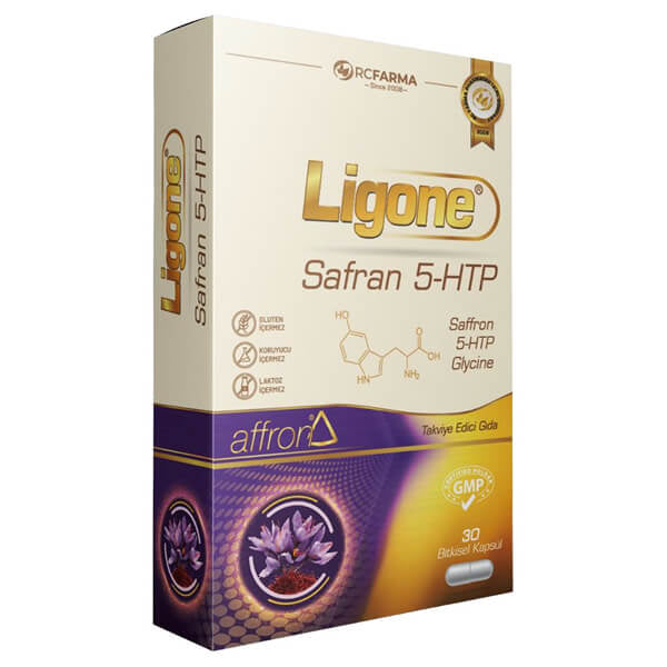 Ligone Safran 5-HTP Glycine 30 Kapsül