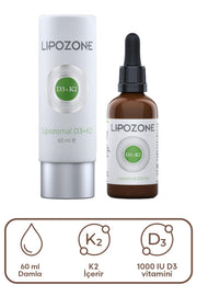 Lipozone Lipozomal D3K2 60 ml