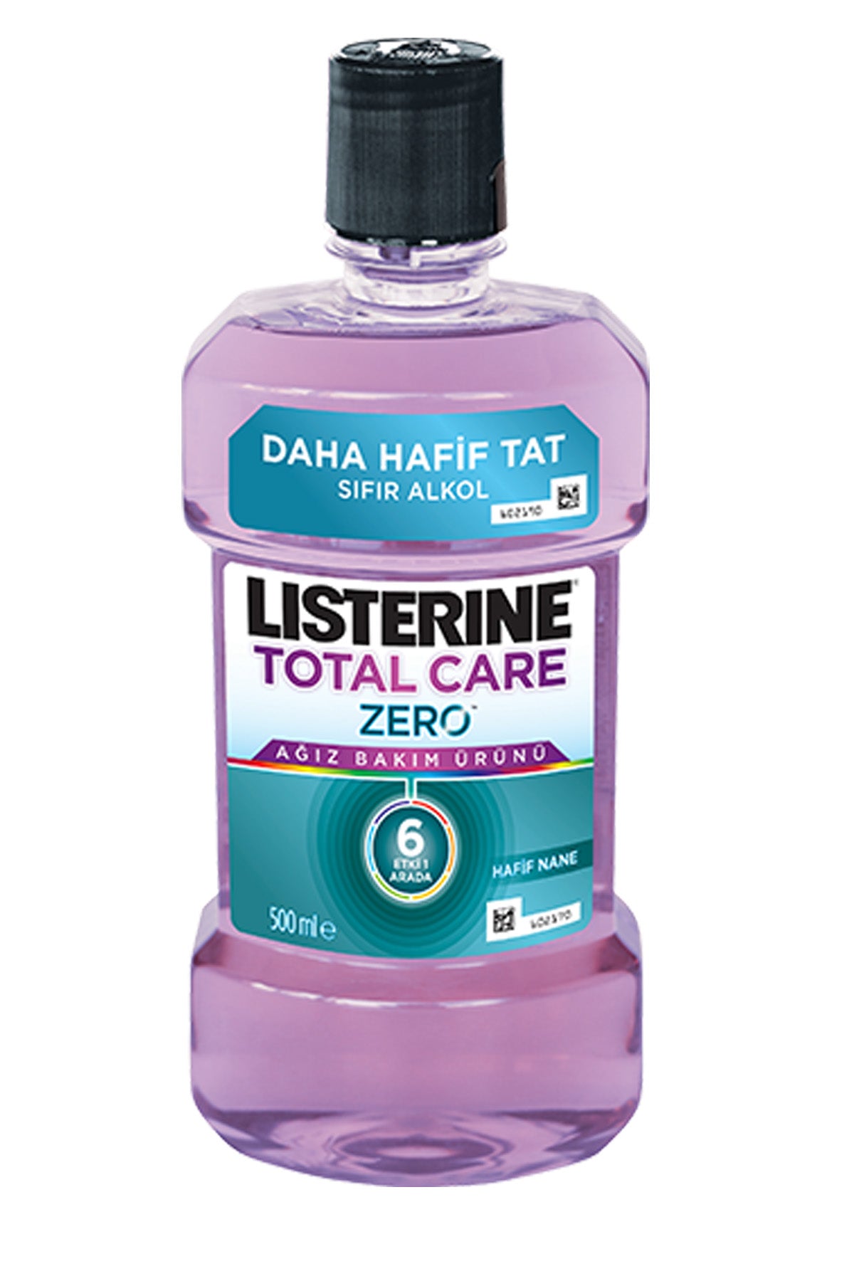Listerine Total Care Zero Hafif Nane Ağız Bakım Ürünü 500 ml