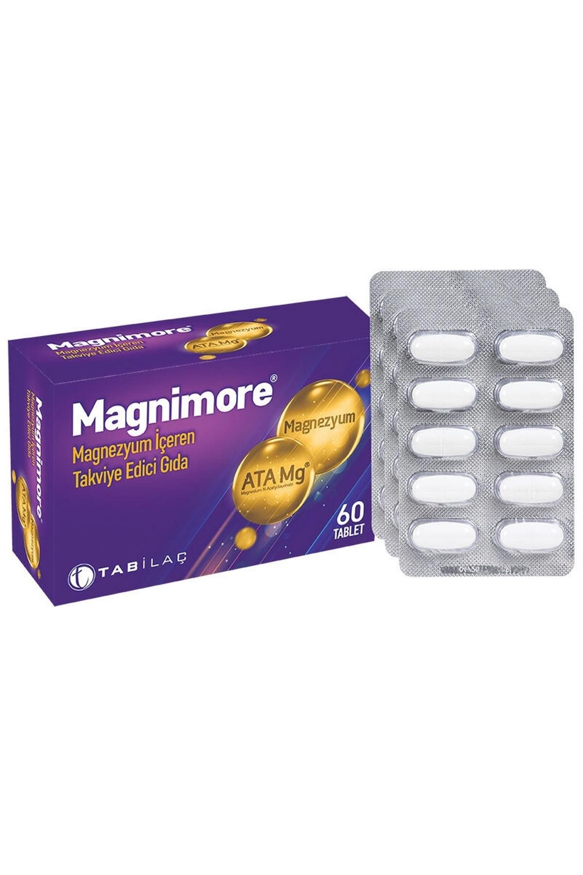 Magnimore Magnezyum İçeren Takviye Edici Gıda 60 Tablet