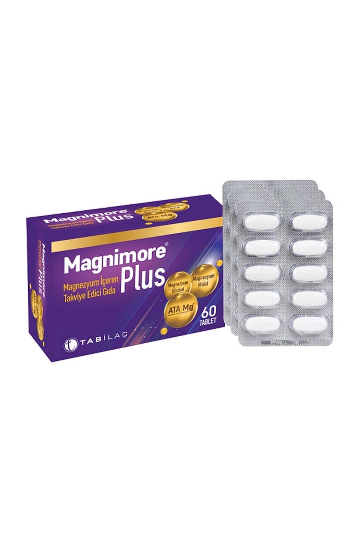 Magnimore Plus Magnezyum İçeren Takviye Edici Gıda 60 Kapsül