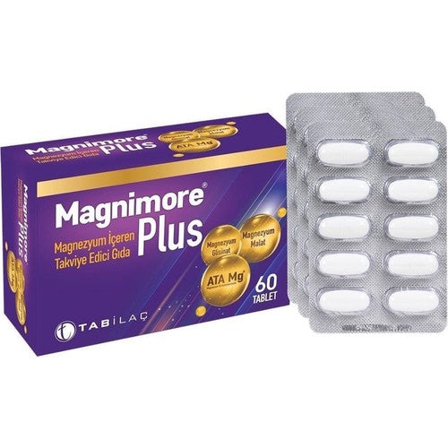 Magnimore Plus Magnezyum İçeren Takviye Edici Gıda 60 Kapsül