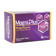 MagniPlus Magnezyum Takviye Edici Gıda 60 Çentikli Tablet