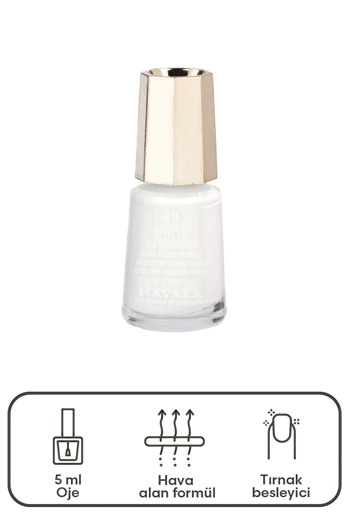 Mavala Mini Color Oje 49 White 5 ml