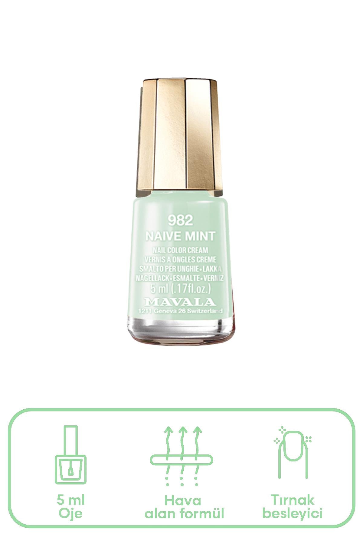 Mavala Mini Color Oje 982 Naive Mint 5 ml