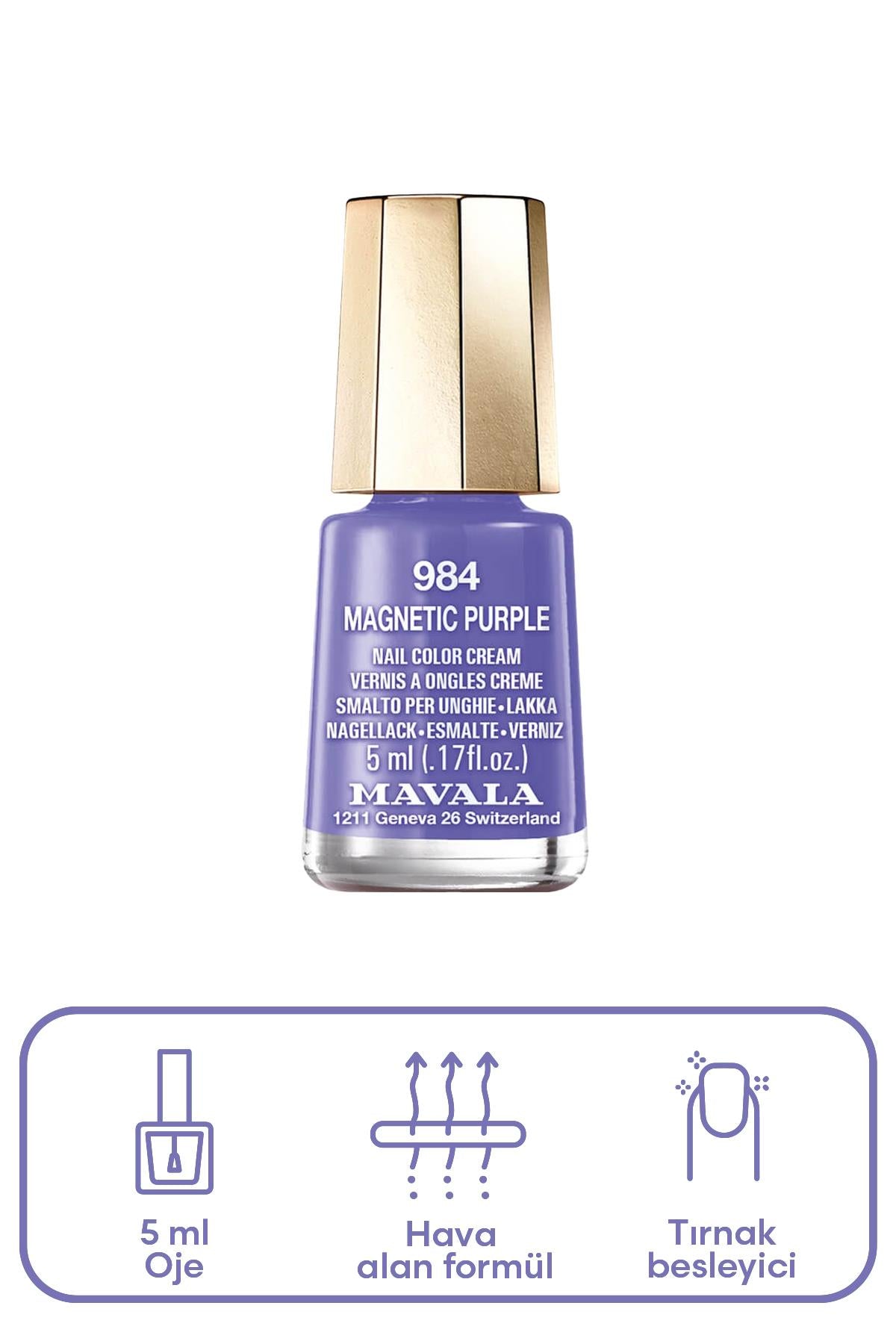 Mavala Mini Color Oje 984 Magnetic Purple 5 ml