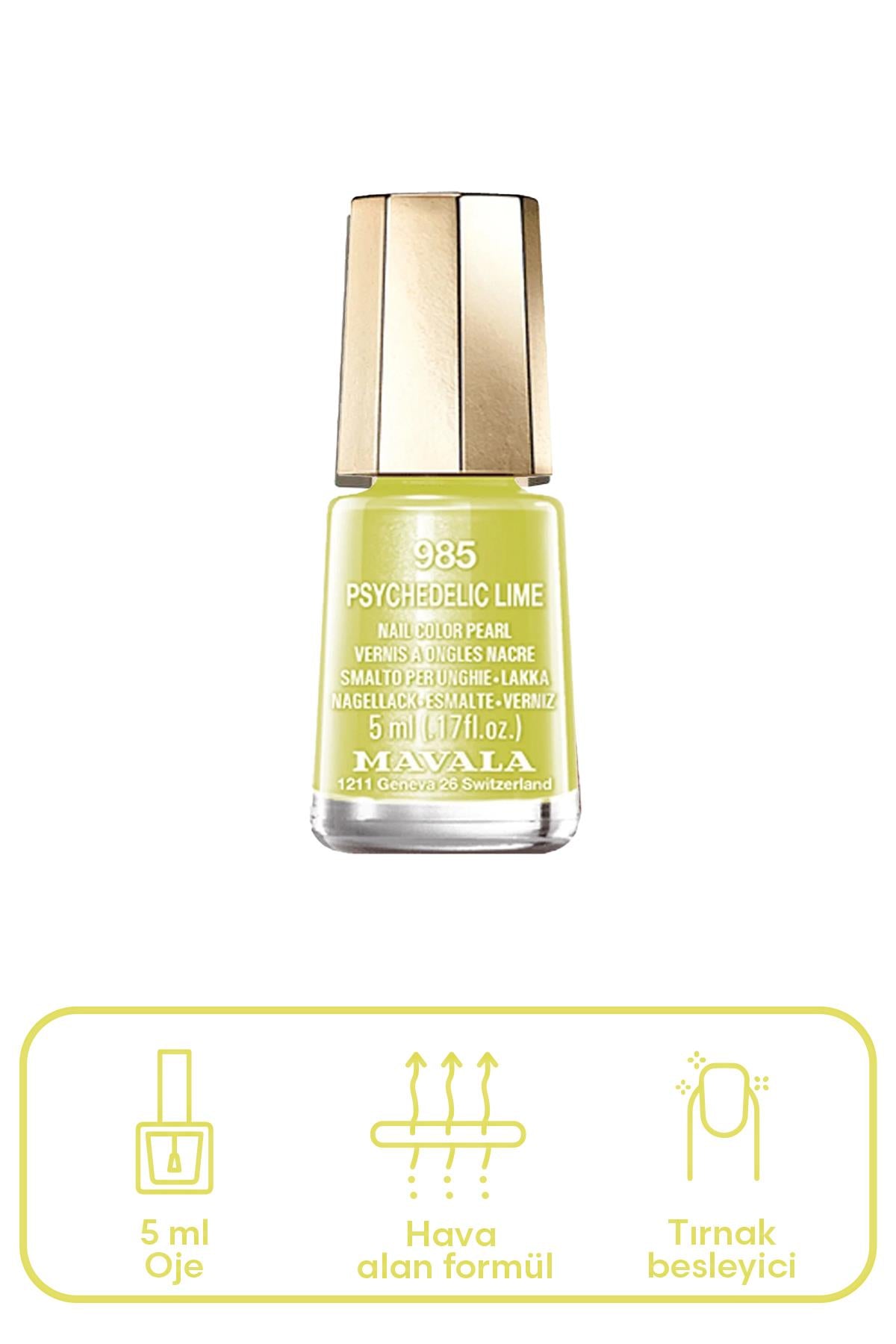 Mavala Mini Color Oje 985 Psychedelic Lime 5 ml
