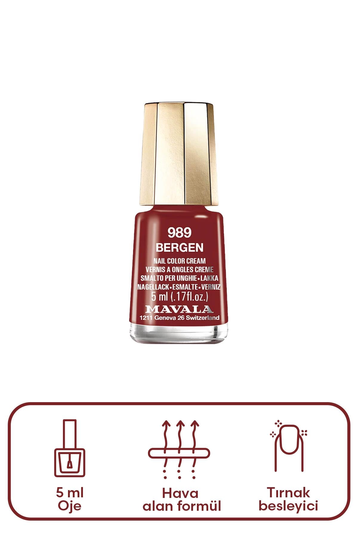 Mavala Mini Color Oje 989 Bergen 5 ml