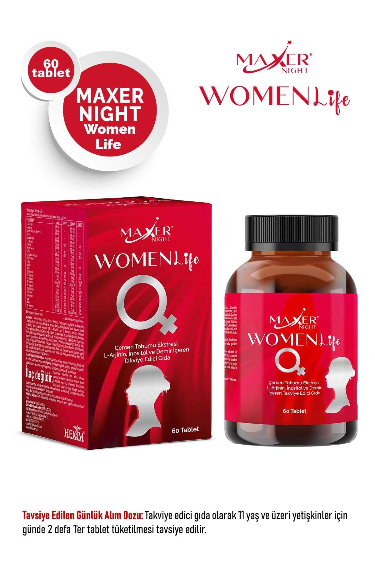 Maxer Night Women Life 60 Tablet