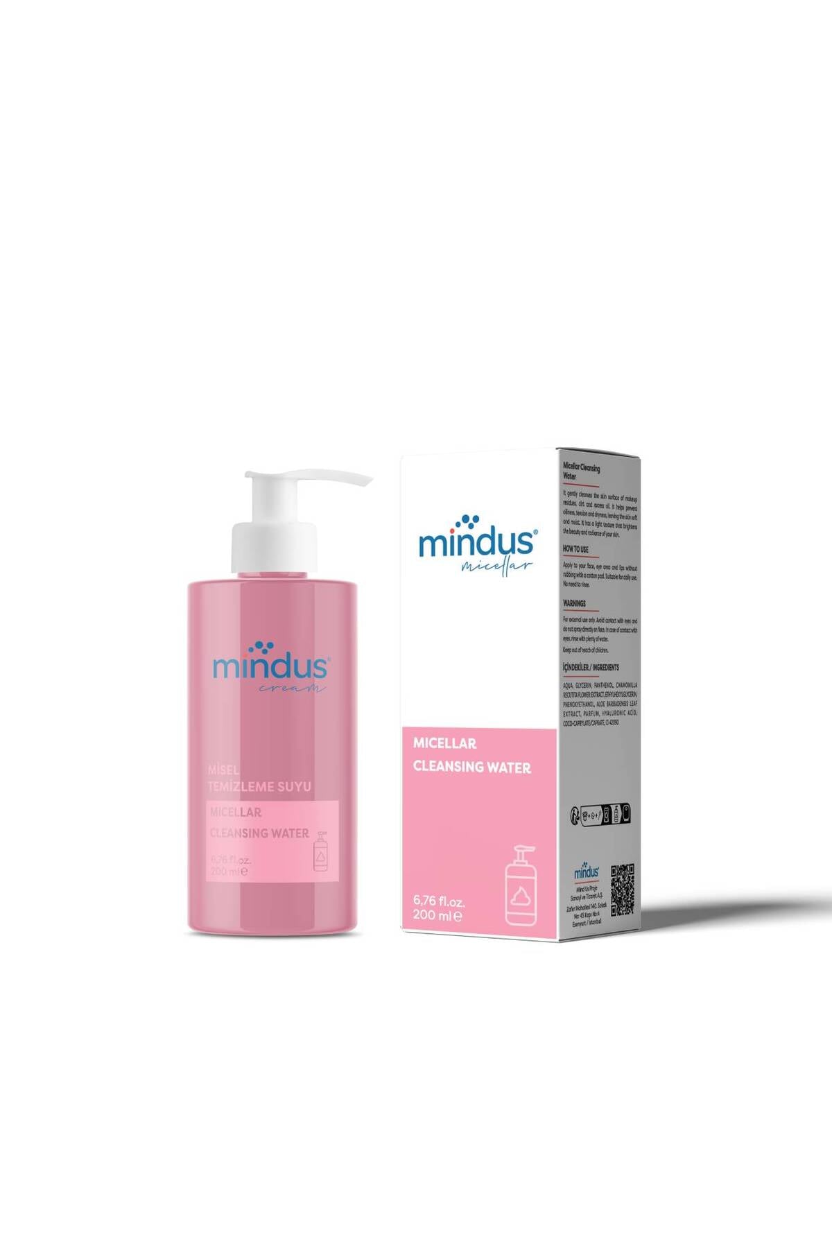 Mindus Cilt Temizleme Suyu Misel Micellar Cleansing 200ml