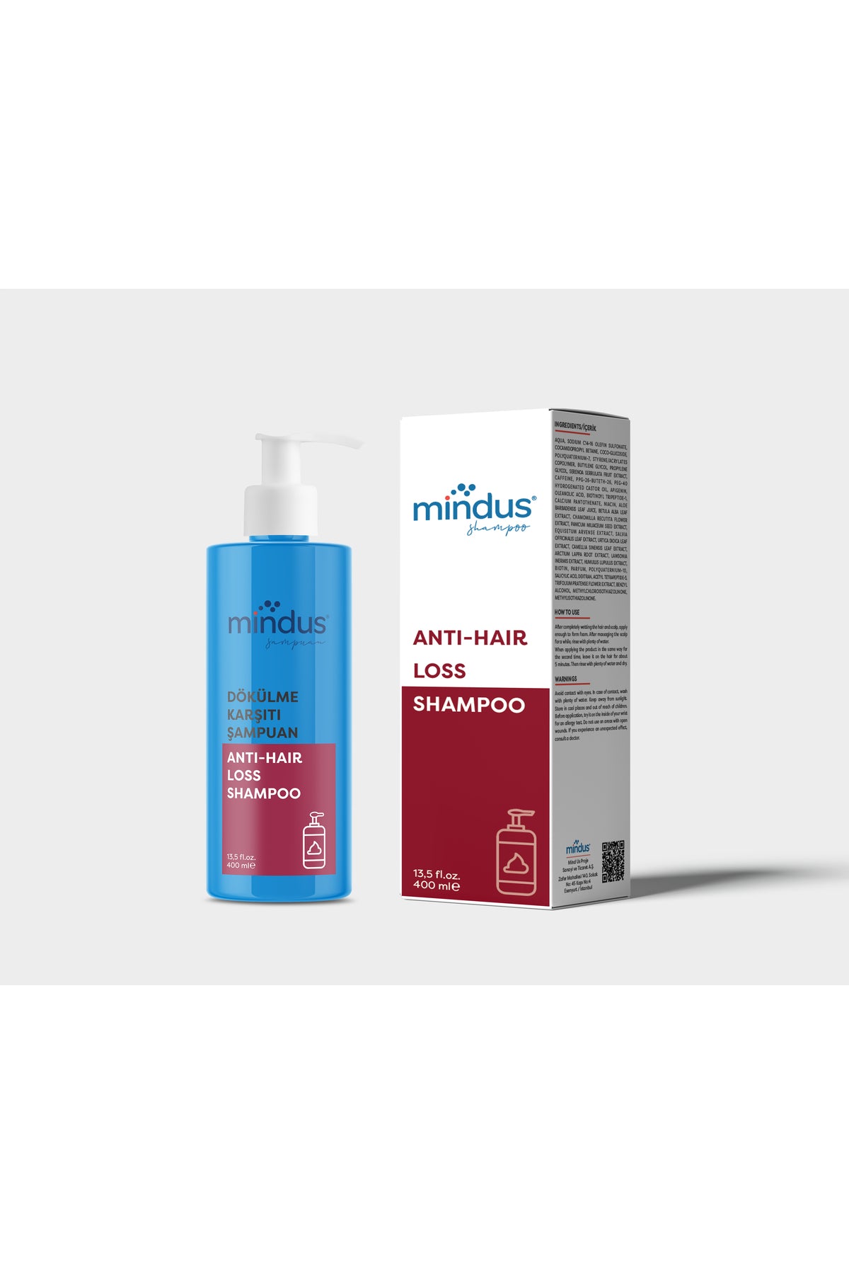 Mindus Dökülme Karşıtı Şampuan 400 ml