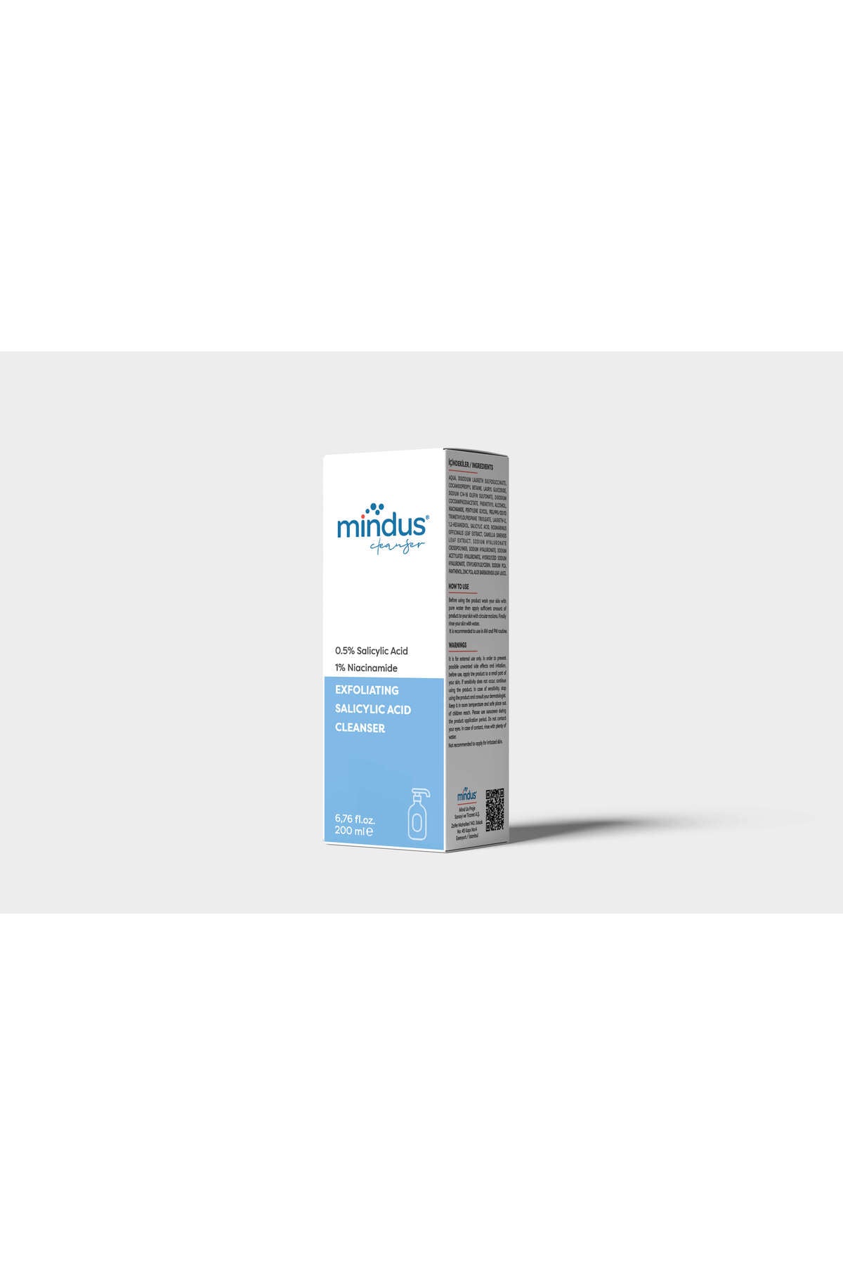 Mindus Exfoliating Salicylic Cleanser 200 ml