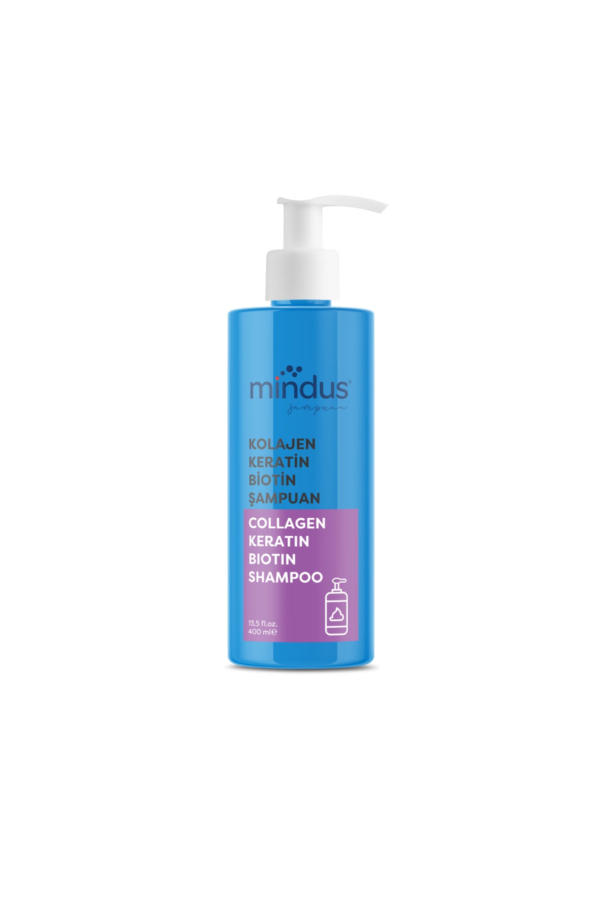 Mindus Kolajen - Keratin - Biotin Şampuan 400 ml