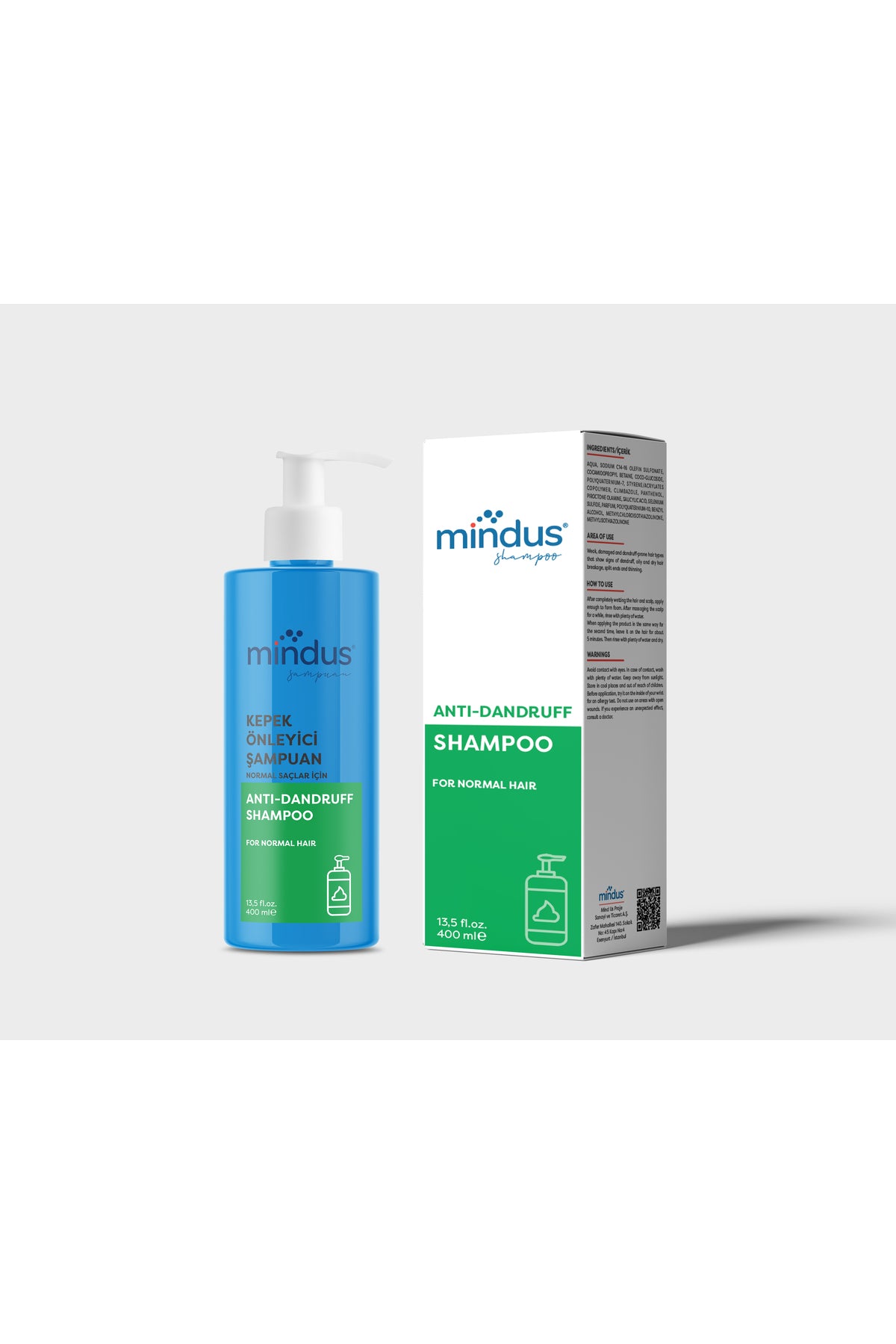 Mindus Normal Saç Kepek Önleyici Şampuan 400 ml