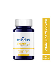 Mindus Vitamin D 60 Softjel Kapsül