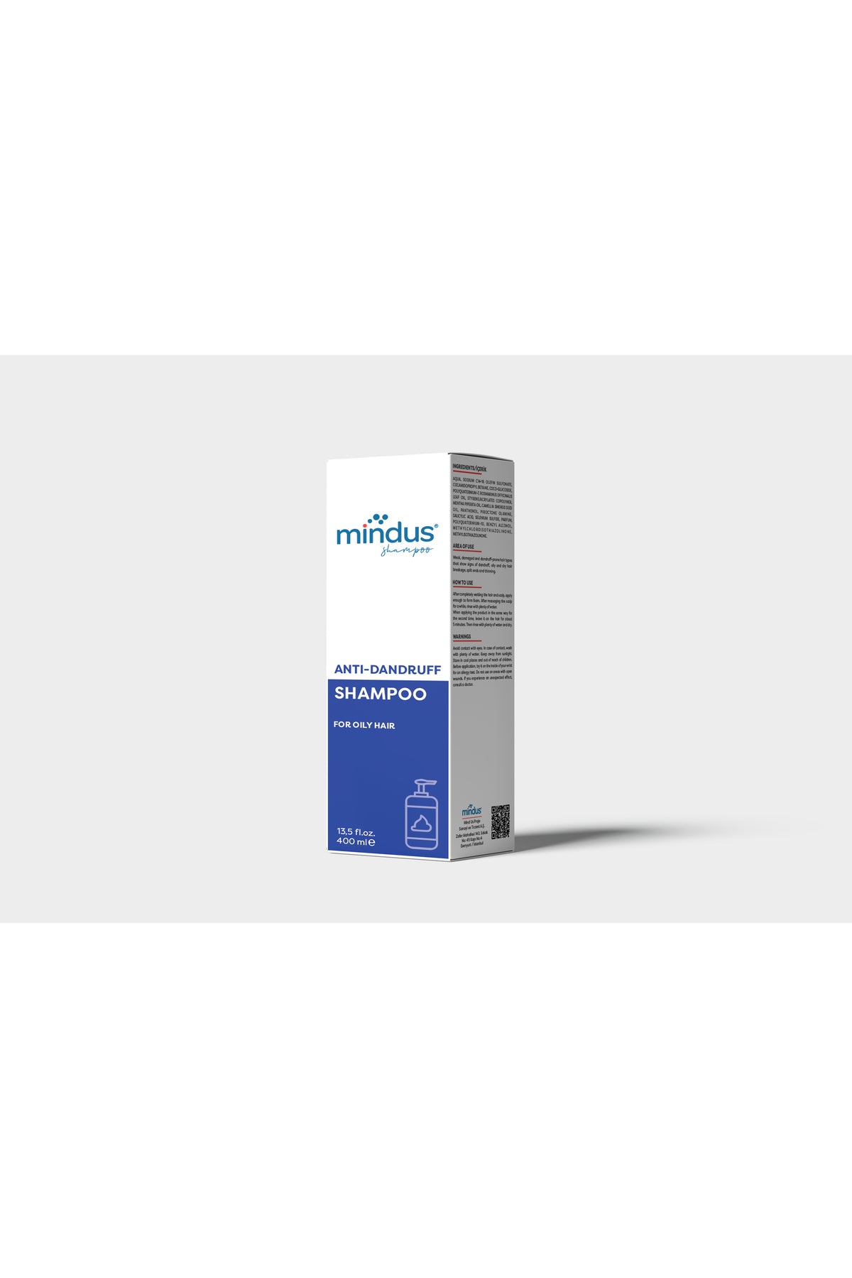 Mindus Yağlı Saç Kepek Önleyici Şampuan 400 ml