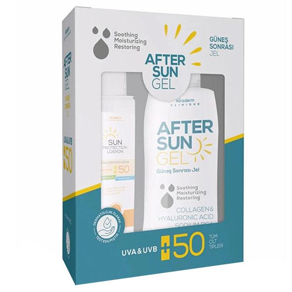 Miraderm Sun Protection Losyon SPF50 100 ml ve After Sun Gel 200 ml