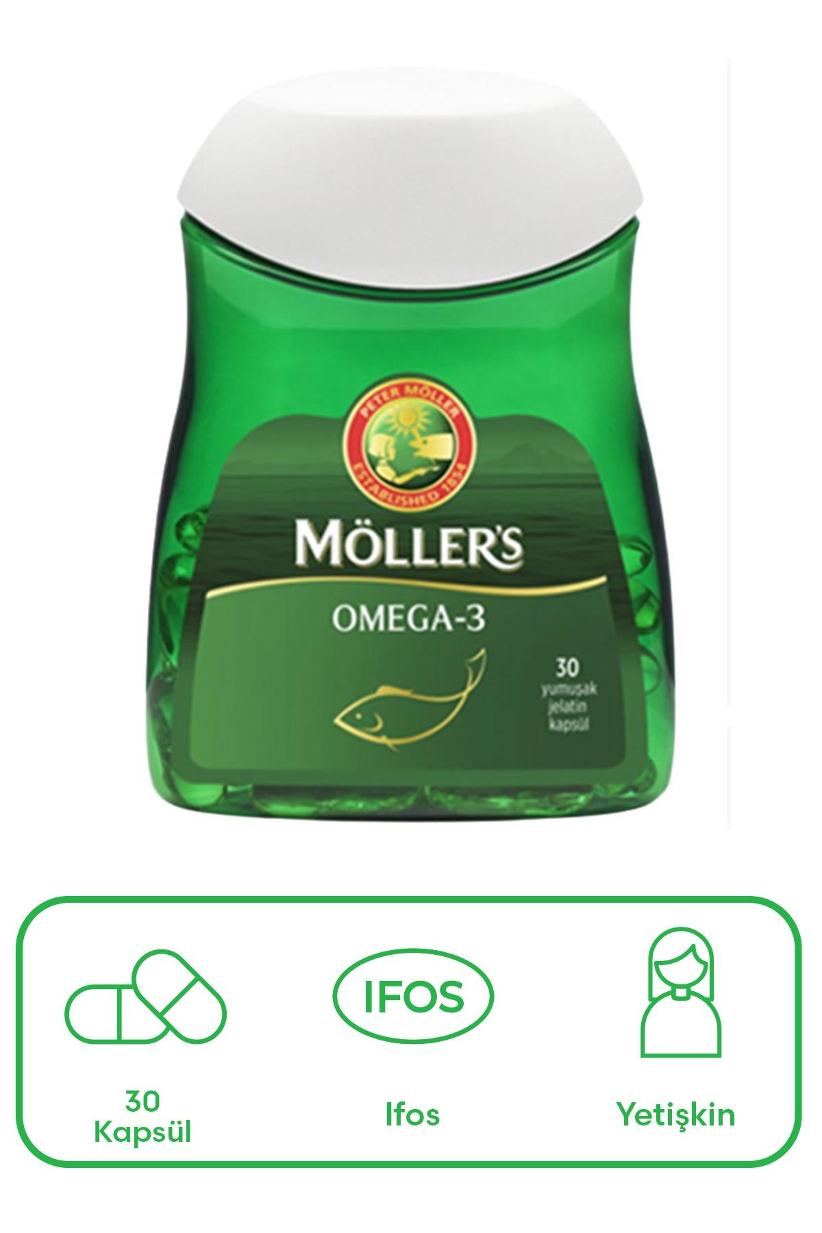 Möllers Omega-3 Takviye Edici Gıda 30 Yumuşak Kapsül