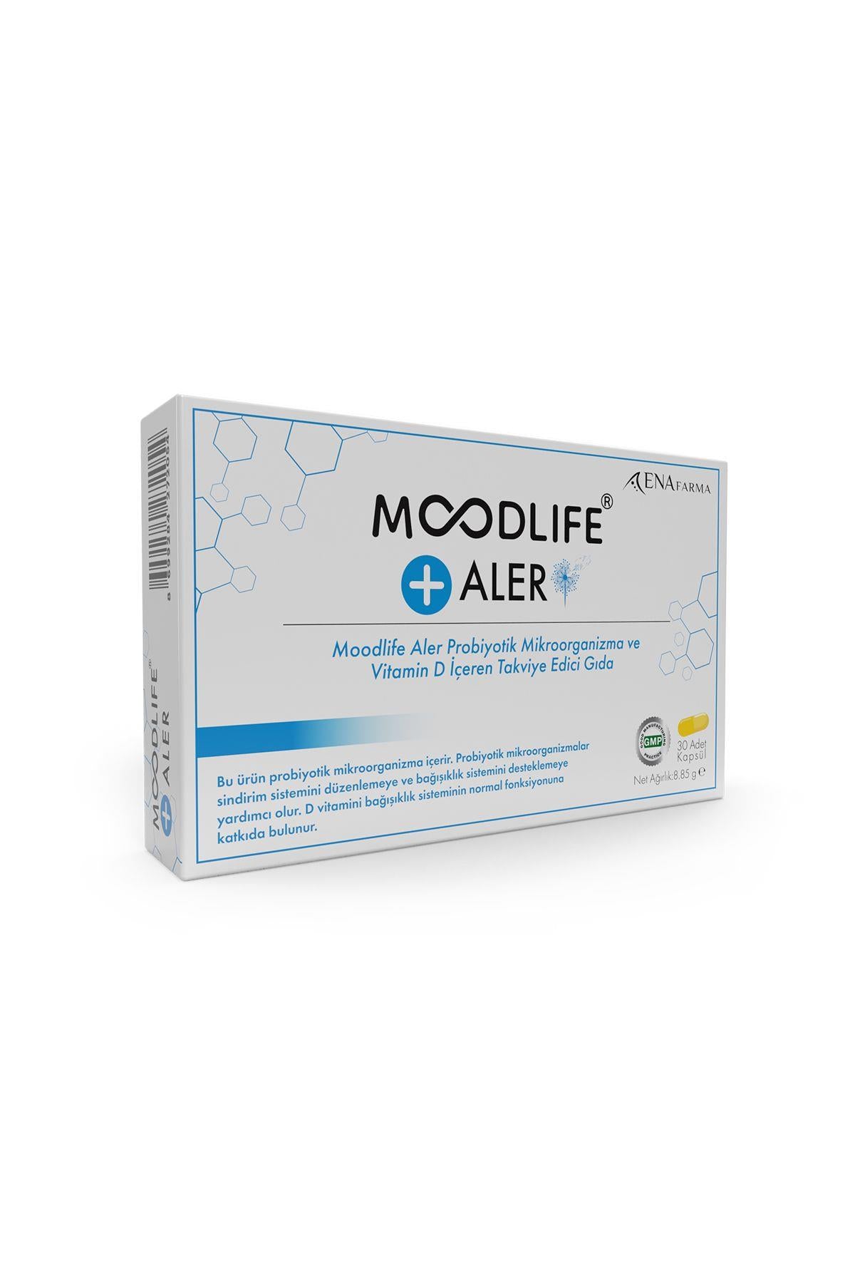 Moodlife Aler Probiyotik D Vitamin 30 Kapsül