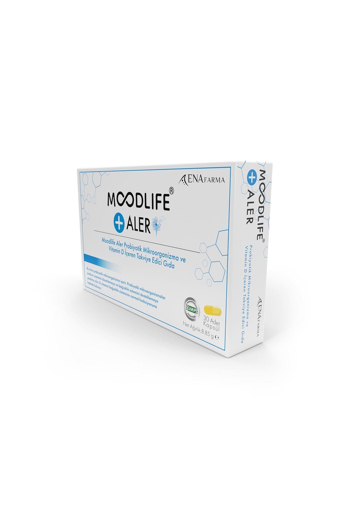 Moodlife Aler Probiyotik D Vitamin 30 Kapsül