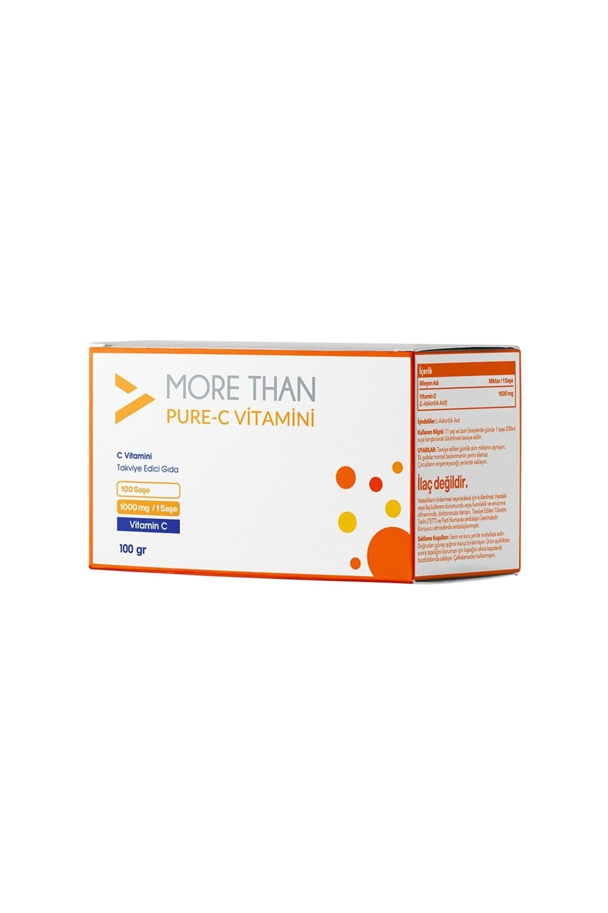 More Than Pure C 1000mg/saşe C Vitamini Ascorbic Acid
