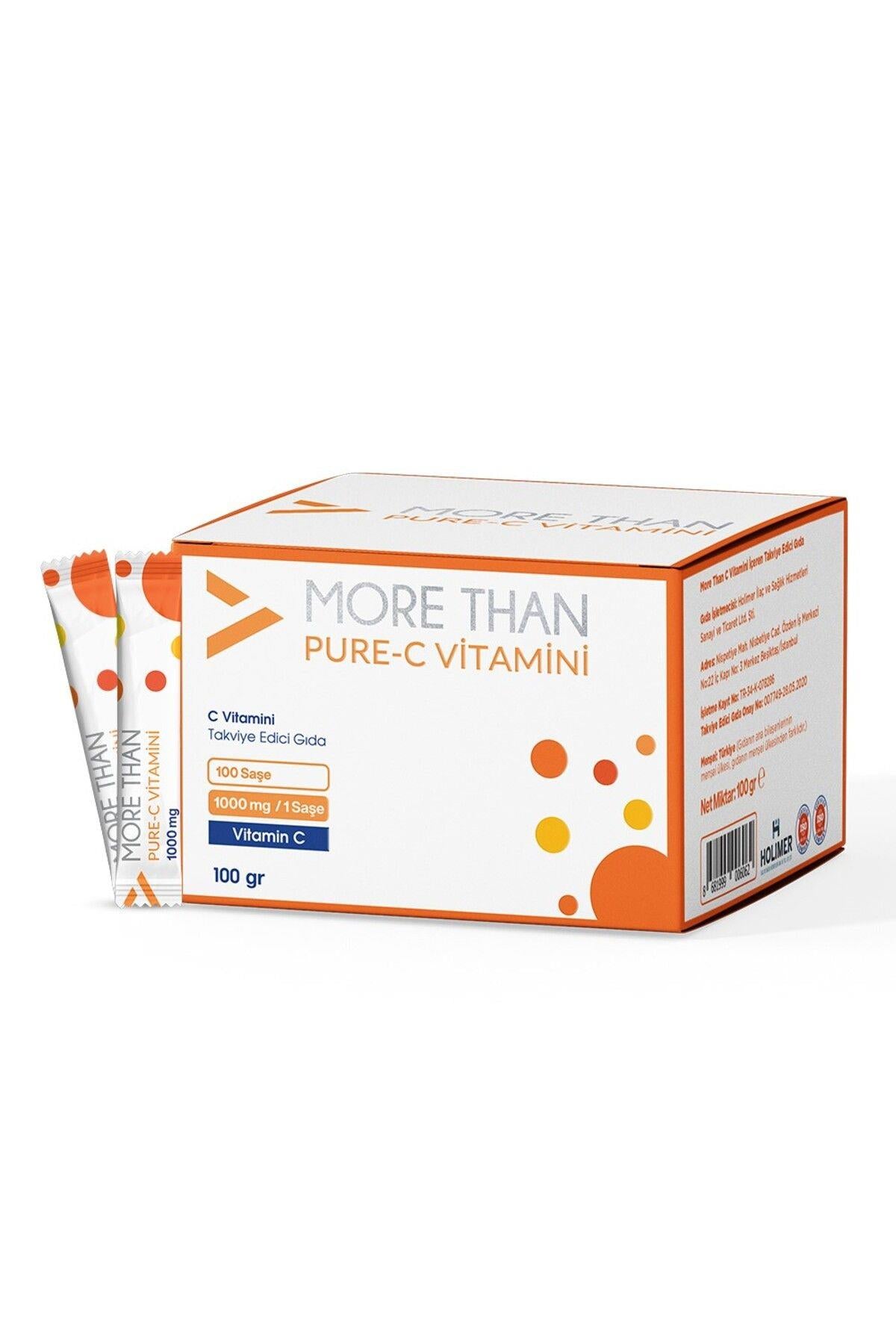 More Than Pure C 1000mg/saşe C Vitamini Ascorbic Acid