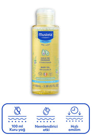 Mustela Bebek Bakım Masaj Yağı 100 ml