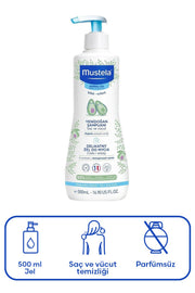 Mustela Gentle Cleansing Gel Yenidoğan Şampuanı 500 ml
