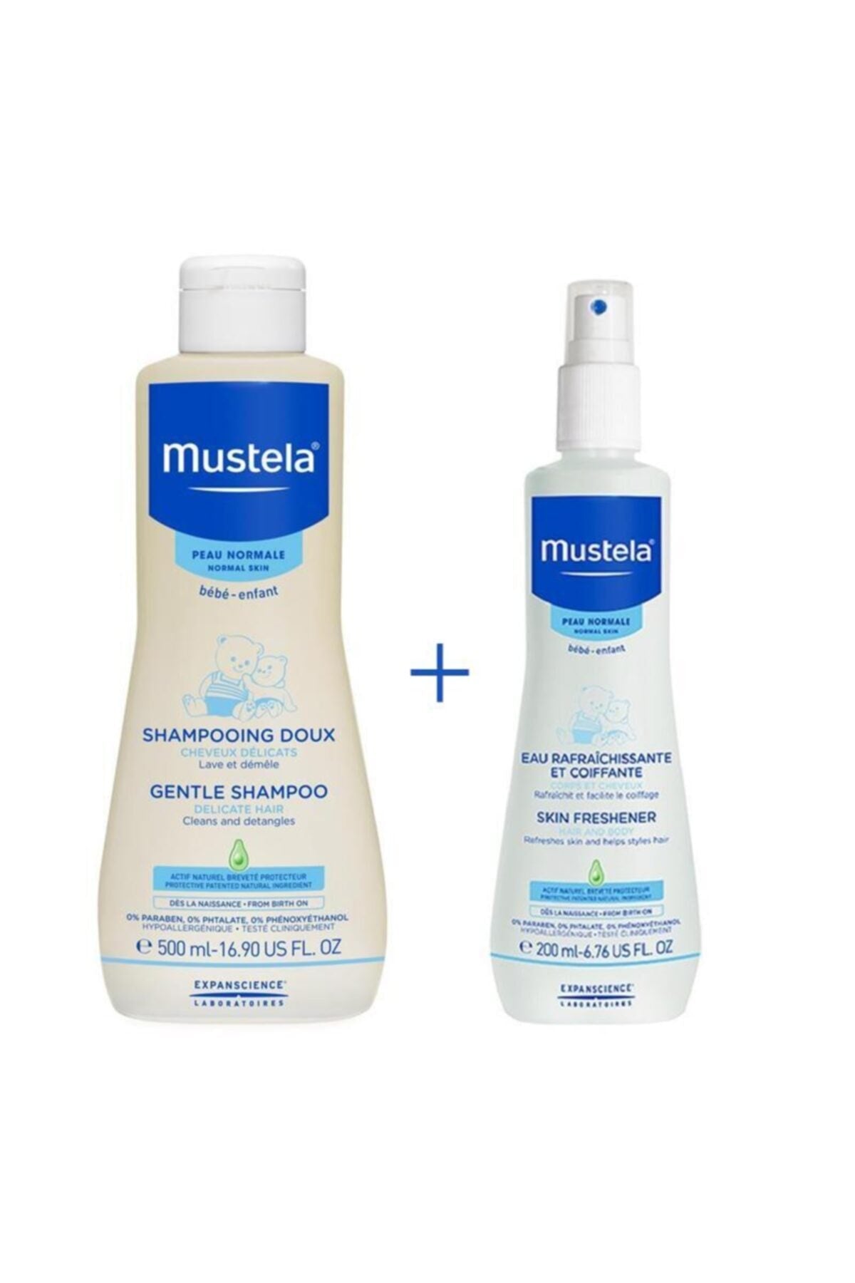 Mustela Gentle Shampoo 500 ml / Saç Açıcı Sprey HediyeLI