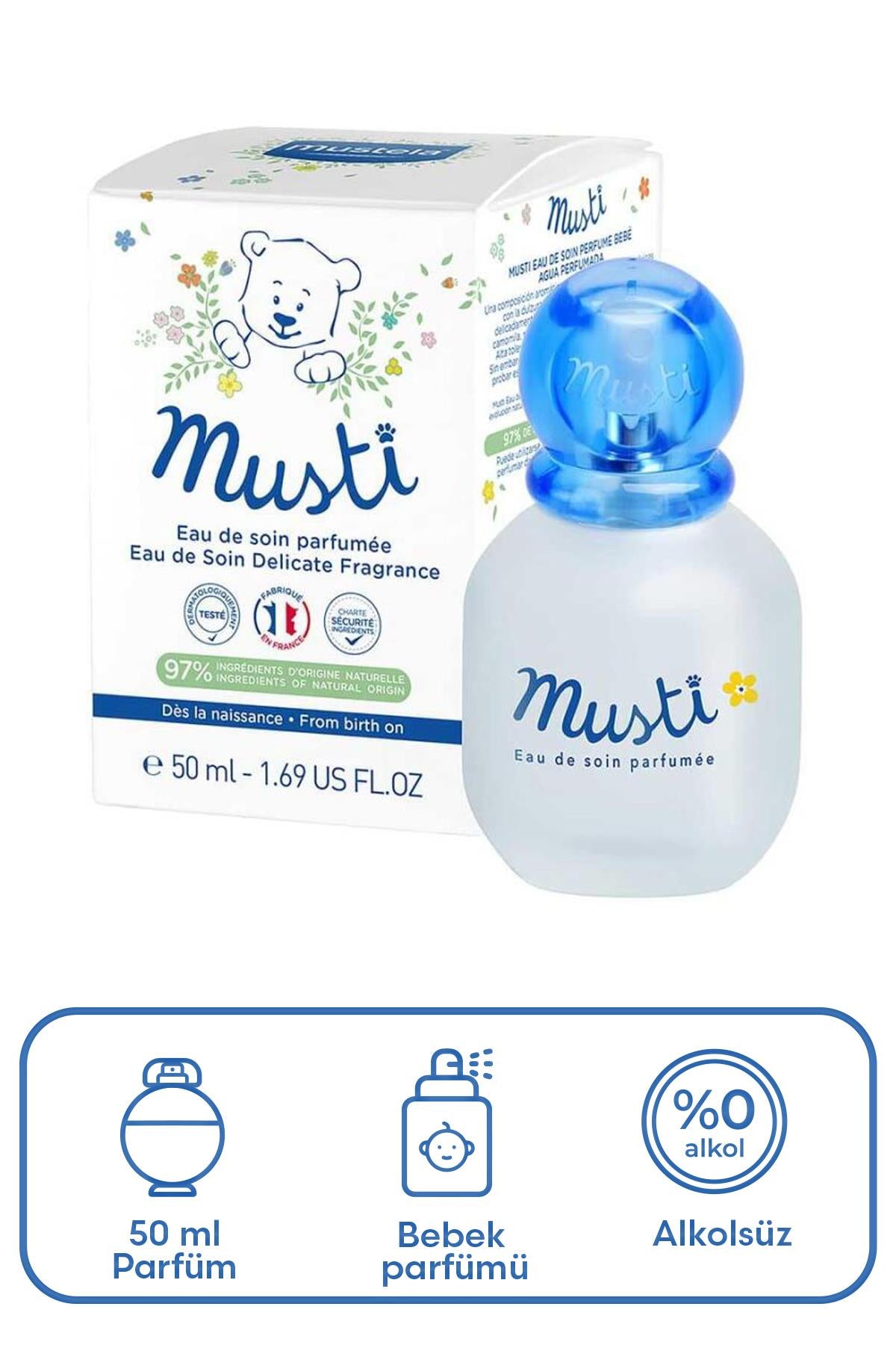 Mustela Musti Bebek Parfümü 50 ml