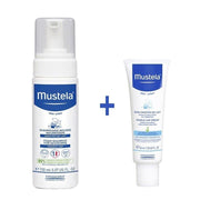 Mustela Set Foam Köpük Şampuanı 150 ml ve Saç Pullanmalarına Krem 40 ml Set